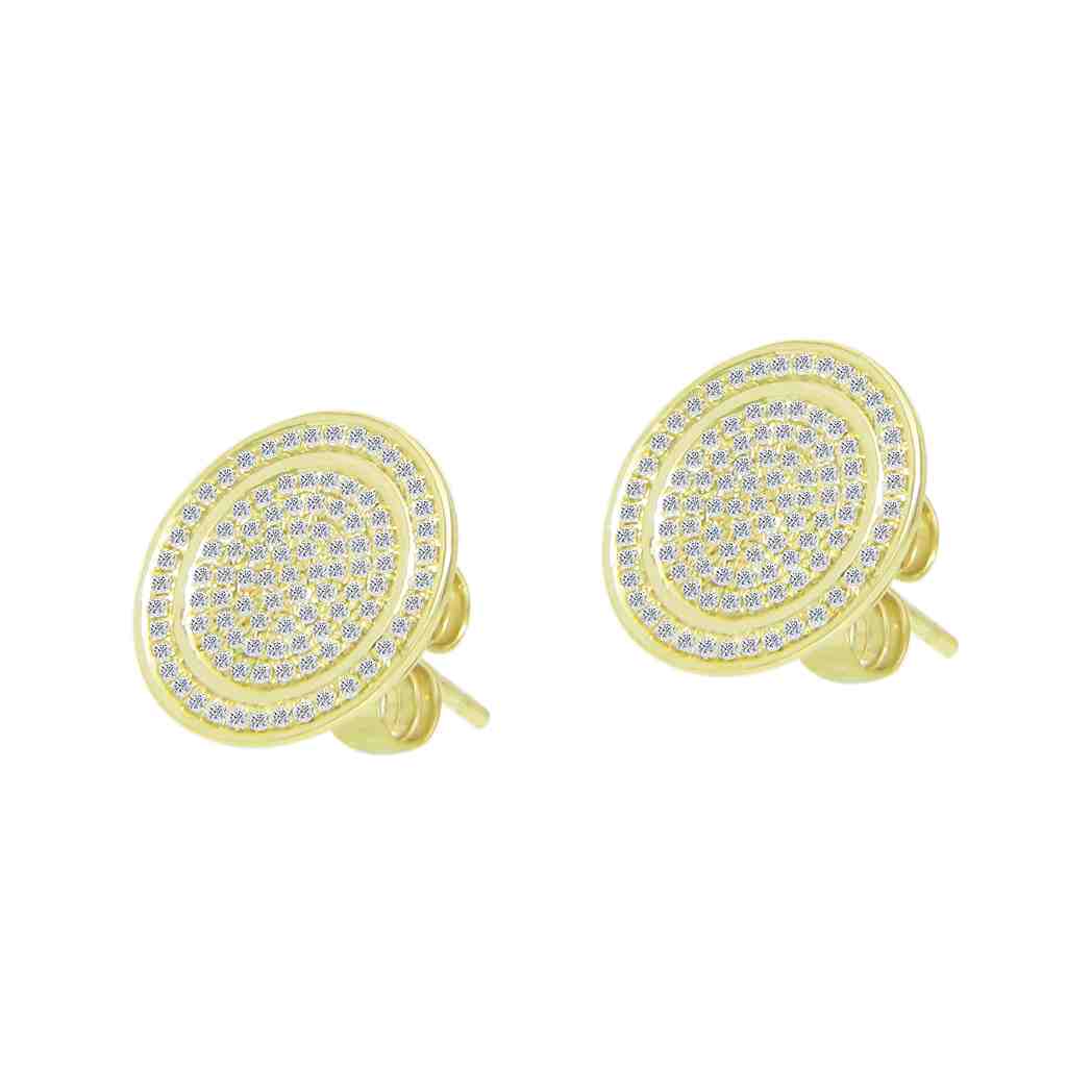 Round Stud Earring  ER23072A